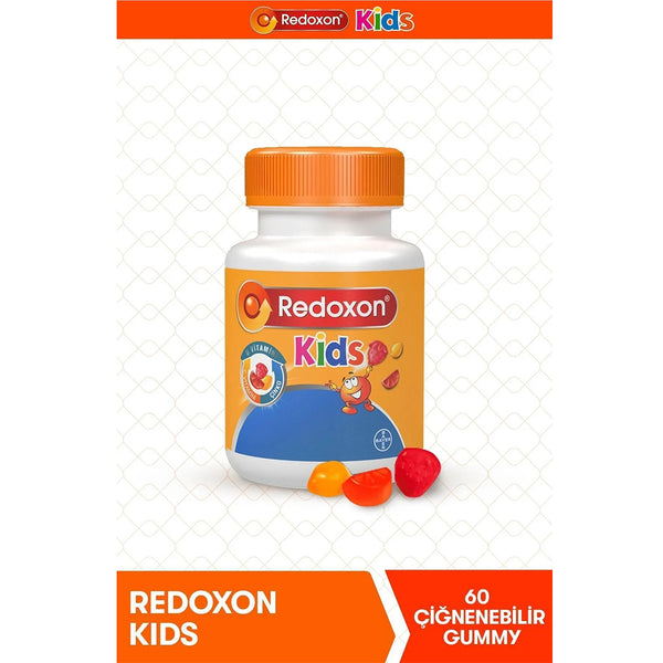 Redoxon Kids 60 Chewable Gummy I Supplement for Children Containing Vitamin C, Vitamin D and Zinc